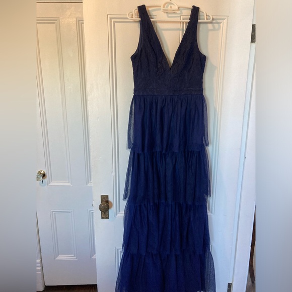 Boutique 1861 Ashlyn Navy formal dress - Picture 3 of 6